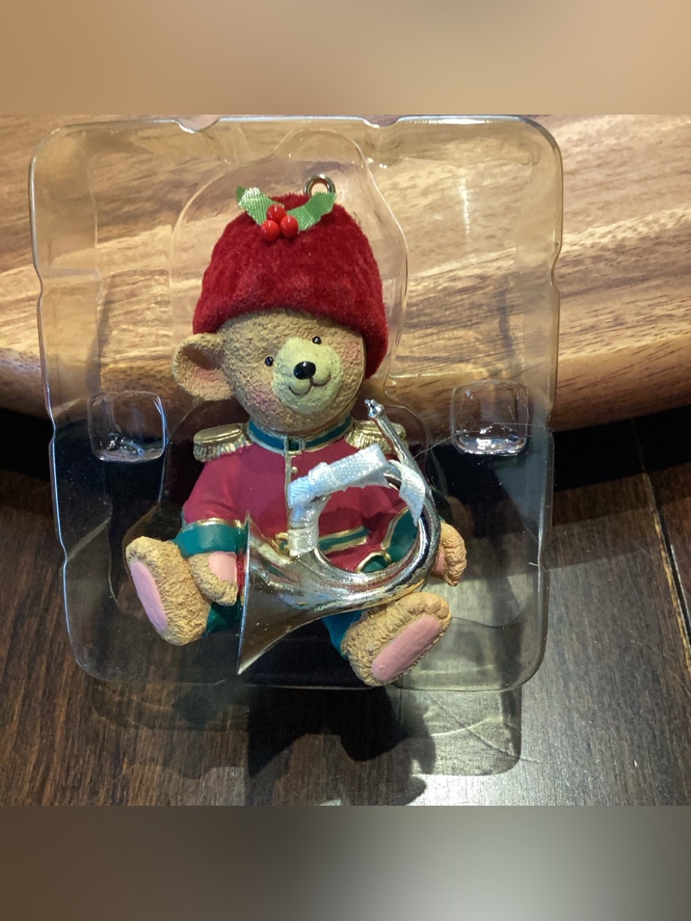 Carlton Cards Heirloom Treasures “Marching to a Holiday Tune” #151 Bear ornament